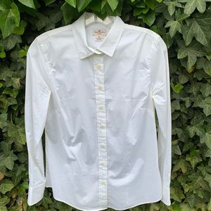 J Crew Haberdashery Classic Button down blouse PM